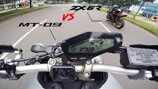 Dual Vlog  YAMAHA MT09 VS ZX6R  Tips Merawat Motor ft Bang Iky motovlog Indonesia [upl. by Kenley]