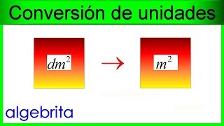 Convertir decímetros cuadrados a metros cuadrados dm2 a m2 Conversión de unidades de superficie 453 [upl. by Tegdirb800]