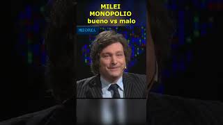 MILEI MONOPOLIO buenos vs malo milei argentina españa [upl. by Alec]