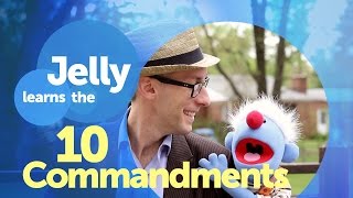 Jelly Learns the 10 Commandments  Christian Kids Bible Video singalong [upl. by Crain]