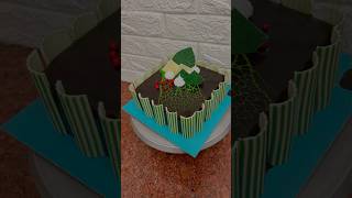 Square shape chocolate cake decoration ideas chocolatecake squarecake shorts shortsfeed [upl. by Jase]