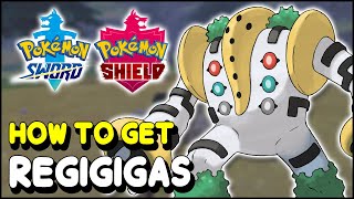 Pokemon Sword amp Shield How to get SECRET LVL 100 REGIGIGAS The Crown Tundra DLC [upl. by Estey]