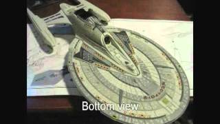 Bandai 11700 Scale NCC1701E Review and build up by TrekWorks [upl. by Atse478]