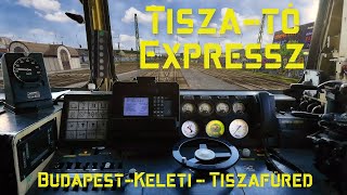 MSTSOpenRails Tiszató Expressz V63 Giganttal  BudapestKeletiTiszafüred [upl. by Celio]