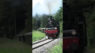 75 1118 auf der Lokalbahn Amstetten  Gerstetten  German Steam loco 75 1118 shorts [upl. by Osgood]