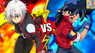 SHU VS TYSON  BEYBLADE BURST APP [upl. by Auoh]