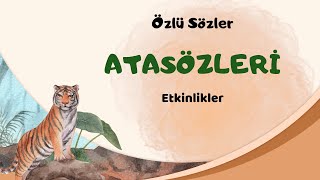 Atasözleri ve anlamları [upl. by Ehsiom409]