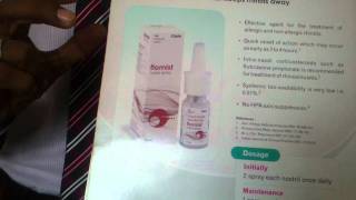 Flomist nasal spray fluticasone nasal spray [upl. by Eceertal]