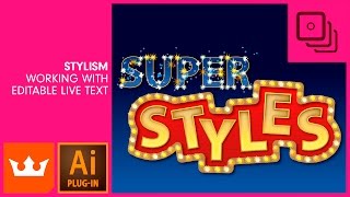 STYLISM  Working with Editable Live Text [upl. by Eisned]