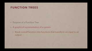 Function Trees and Morphological Matrices [upl. by Godfree]