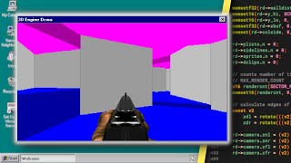 Programming a first person shooter from scratch like its 1995 [upl. by Ahseit]