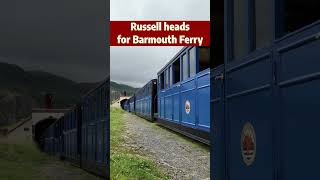 Welsh steam  Russell heads to the seaside on the Fairbourne Railway in Wales steamtrain [upl. by Annirok]