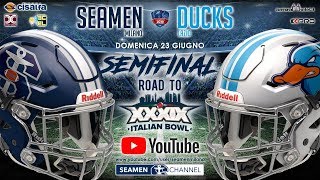 PLAYOFF 1A DIV Cisalfa Seamen Milano vs Ducks Lazio [upl. by Norra545]