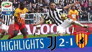 Juventus  Benevento 21  Highlights  Giornata 12  Serie A TIM 201718 [upl. by Akalam764]