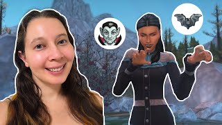 Send your sims to VAMPIRE SCHOOL no mods Sims 4 Gameplay Idea [upl. by Sehcaep777]