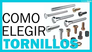 TORNILLOS 👉 Tipos de Tornillos 🔩 Caracteristicas Materiales y Usos de los Tornillos [upl. by Edmond752]