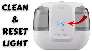 HoMedics Humidifier Clean and reset light [upl. by Anahsed]