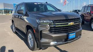 2021 Tahoe LT in Greywood Metallic 2nd row buckets wGideonVery Dark Atmosphere Leather [upl. by Lorrin]