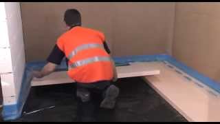 How to install Hep2O pocketed polystyrene system for underfloor heating [upl. by Muslim652]