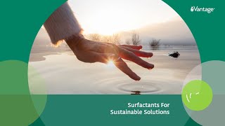 Surfactants for Sustainable Solutions [upl. by Ylrebmyk551]