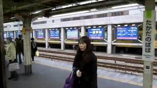 2009 新大久保駅高田馬場駅 山手線 ShinOkubo to Takadanobaba  Yamanote Line 091209 [upl. by Tonye]