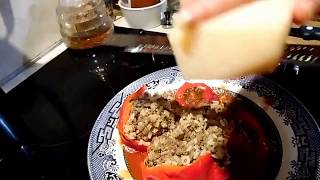 How to make Stuffed Bell Peppers Cooking Recipe [upl. by Ybeloc]