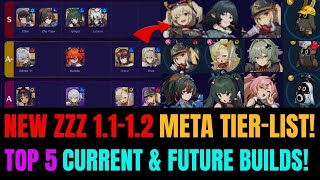 Zenless Zone Zero NEW 1112 Meta TierLists  TOP 5 Builds amp Characters [upl. by Jerrylee]