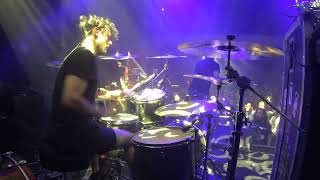 ALLEGAEON  INTO EMBERS  Jeff Saltzman Drum Cam  Live in Belgium [upl. by Waldos]