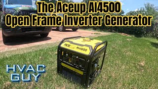 Unboxing The Aceup AI4500 Open Frame Inverter Generator generator backuppower rvlife [upl. by Kcirrek]