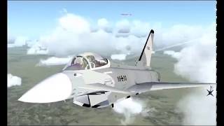 FSX Multiplayer with T6B TEXAN II and Eurofighter [upl. by Uhn55]