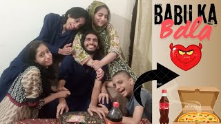 Babu nai Liya Bdlaaa😈 Kiya hum Pizza 🍕 kha payein Gai🤔Funny vlogFunny Video [upl. by Duj]