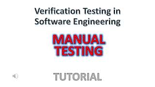 Verification Testing  Testing  Tutorial  Testing Labs A to Z [upl. by Kcirdehs]