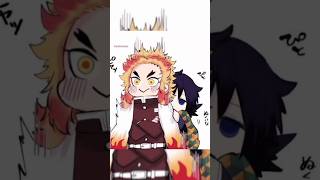 Chibi moments 🥰❤️ demonslayer cute fun edit anime trending shorts [upl. by Ased]