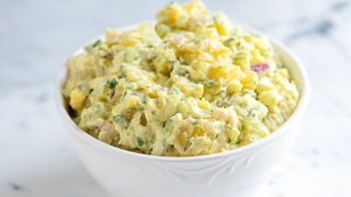 Easy Creamy Potato Salad Recipe with Tips  How to Make the Best Potato Salad [upl. by Acired]