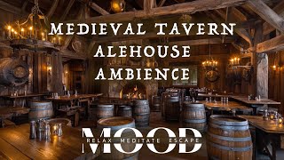 Step into a Medieval Tavern Alehouse Ambience 10 Hour Video Mood Relax Meditate Escape [upl. by Willin850]