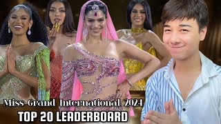 Miss Grand International 2024  FInal Leaderboard  TOP 20 Predictions  PostPreliminary Ranking [upl. by Charis]