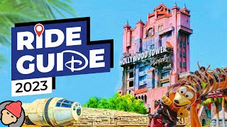 Disneys HOLLYWOOD STUDIOS Ride Guide  Walt Disney World [upl. by Aneelak209]