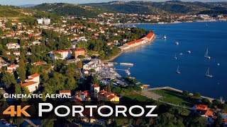 PORTOROZ 🇸🇮 4K Drone  Portorose SLOVENIA [upl. by Cirdek726]