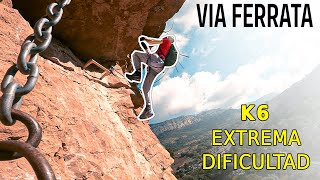 Via Ferrata  Feliz Navidad K6  Spain [upl. by Anavi]