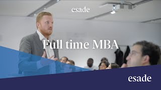 Esades Full Time MBA in Barcelona [upl. by Aridni]