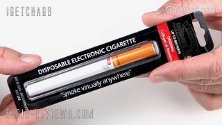 REVIEW OF THE GAMUCCI DISPOSABLE ELECTRONIC CIGARETTE [upl. by Timofei]