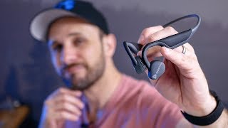 Bonetalker Adder Bone Conduction Headphones Super Review [upl. by Semreh]