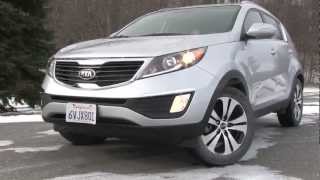 2013 Kia Sportage  Drive Time Review with Steve Hammes  TestDriveNow [upl. by Accisej]