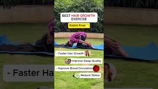 Asanas to Prevent Hair Fall  Yoga Asana  STOP Hairfall  Get Thick Hair  Trimuk yoga [upl. by Edsel945]