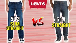 Levis Slim Straight VS Straight Explained in 15 Seconds 🤯 513 VS 514 [upl. by Tidwell595]