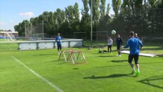 Crazy Catch session with the QPR U21 goalkeepers [upl. by Roderick]