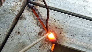 welder vs thin iron Beginners must try [upl. by Tlok]