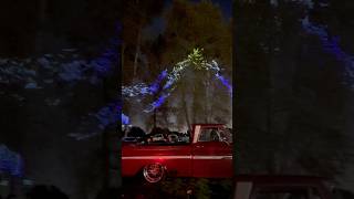 AWESOME LASER LIGHT SHOW AT BINFORD CAR SHOW [upl. by Eanod552]