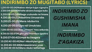 Indirimbo zo mugitabo with LyricsNon stop worship songs [upl. by Tullusus]