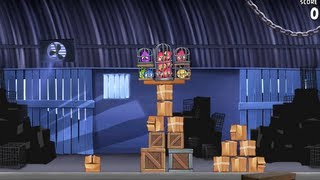 Angry Birds Rio Level 1 11 Smugglers Den 3 Star Walkthrough [upl. by Aramas174]